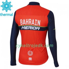 Cykeltrøje Vinter 2017 Bahrain-Merida N001